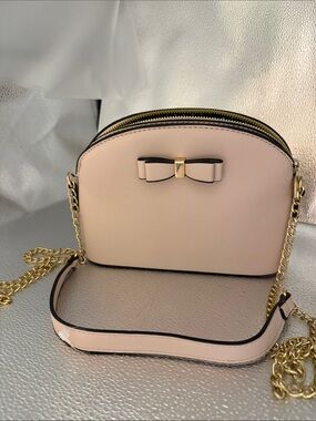 Emperia Eva Small Cure Saffiano Vegan Faux Leather Dome Crossbody